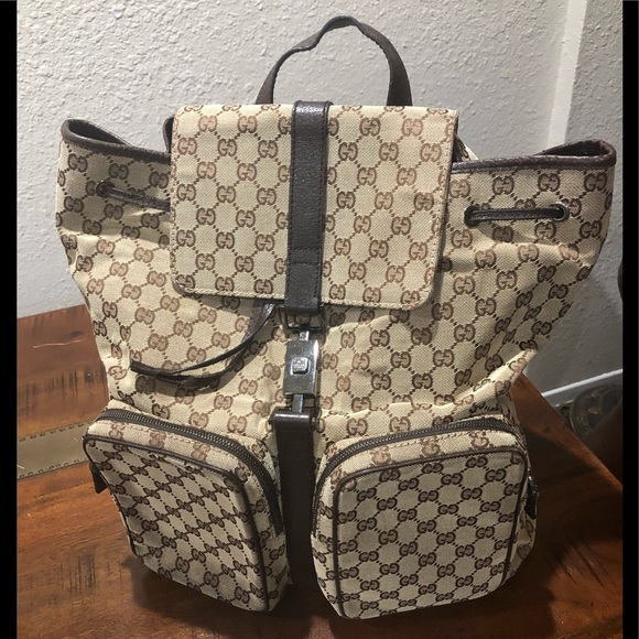 🎒💯Authentic Vintage Gucci Backpack - Picture 1 of 7
